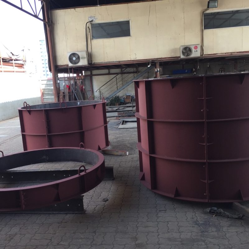 Round steel mold - ALEC precast Large